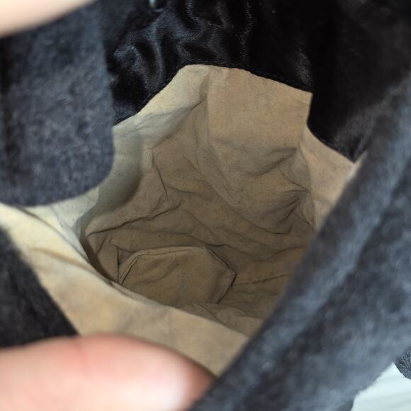 Vintage Jos A Bank Mens Trench Coat Gray Wool Blend Fall Winter Cold Weather - Picture 10 of 16